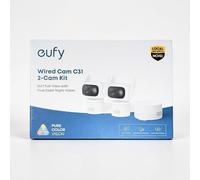Anker Eufy Wired Cam C31 Kit 2-Cam Telecamera di sicurezza Full HD 360° per i...