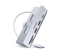 Anker Hub USB C 535 (5 in 1), con 2 porte dati USB-A 10 Gbps, porta USB-C 10 Gbps, lettore di schede SD e microSD, per iMac Pro/iMac 24" 2021/iMac 27"/21,5"