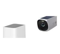 eufy Security eufyCam S330(eufyCam 3), telecamera wi-fi esternoi, telecamera pannello solare, risoluzione 4K, riflettore e visione notturna a colori, Nessun Costo Mensile, Kit di 2 telecamere