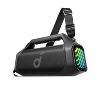 soundcore Boom 2 Pro - Altoparlante esterno 140 W, 2 + 2 canali, BassUp 2.0, 20 h, ricarica rapida, IP68 antipolvere e impermeabile, luci RGB USB-C, power bank, BT 5.3, altoparlante portatile