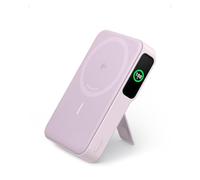Anker MagGo Power Bank Caricatore portatile veloce compatibile con MagSafe da 15 W, con batteria da 10000 mAh, display intelligente e supporto pieghevole, per iPhone 16 Pro Max/15 cavo USB-C incluso