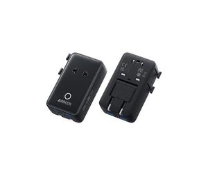 Anker Nano Adattatore Universale da Viaggio di Potenza USB a 5 Porte con 1 AC, 2 USBA e 2 USBC, Controllo Intelligente della Temperatura, Compatibile con oltre 200 Paesi, Ideale per i Viaggi.