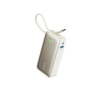 Anker Nano Power Bank Ricarica Rapida, 10000 mAh, con Cavo USB-C Integrato, PD 30 W, Potenza Massima con 1 USB C 1 USB-A, Compatibile con iPhone 16 Pro Max, MacBook, Samsung, iPad e Molto Altro