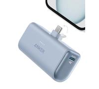 Anker Nano Power Bank Ricarica Rapida, 5000mAh, 22,5W, Connettore USB-C | Compatibile con iPhone 15, Samsung S22/23, Note20/10, Huawei, iPad e Molto Altro (Blu).