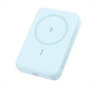 Anker Power Bank Magsafe 10000 mAh, Caricatore Portatile Wireless Compatto e Resistente, con Ricarica Rapida fino a 30 W, per iPhone 17 Pro Max/Serie 16-12, AirPods e altri dispositivi(blu)