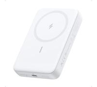 Anker Power Bank Magsafe 10000mAh, Caricatore Portatile Wireless Compatto | Resistente, con Ricarica Rapida Fino a 30W, per iPhone 17 Pro Max/Serie 16-12, AirPods e Altri Dispositivi(Bianco).