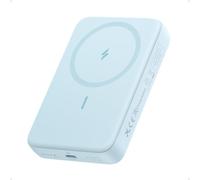 Anker Power Bank Magsafe 10000mAh, Caricatore Portatile Wireless Compatto | Resistente, con Ricarica Rapida Fino a 30W, per iPhone 17 Pro Max/Serie 16-12, AirPods e Altri Dispositivi(Blu).
