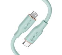 Anker PowerLine III Flow, Cavo daUSB-C a Lightning PD, Compatibile con iPhone 13/13 Pro Max/12/11 Pro/X/XS/XR/8 Plus, AirPods Pro, 90cm, Attestato, Gel di silice (in Mintgrün)
