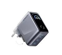 Anker Prime Caricatore, Blocco Ricarica Compatto USB-C GaN a 3 Porte da 160W, Display Smart e Controllo Tattile, Ricaricamrapida da 140W su ogni porta per Laptop, MacBook, iPad, iPhone 17/16/15 ecc.