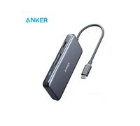 Anker USB Hub 341 Hub USB-C (7 in 1) con HDMI 4K, alimentazione da 100 W, 2 porte dati USB-A da 5 Gbps