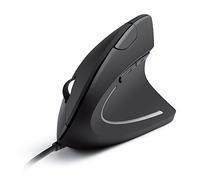 Anker® Verticale Ergonomic USB Optical Mouse, mano destra, 5 tasti, 1000/1600 DPI