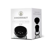 Ankerkraut Spargitore per barattoli in sughero per dosare facilmente, set da 3 pezzi, misura foro 6 mm