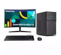 Ankermann Business Office Work Set Completo | Intel Core i5-14400F | Nvidia GeForce GT 740 4GB | 16GB DDR5 RAM | 1TB NVMe SSD | Windows 11 | WiFi & Bluetooth | Monitor S.A.M.S.U.N.G S36GD 27" Full HD