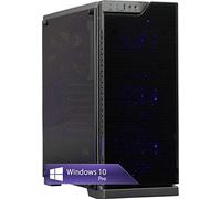 Ankermann PHANTHER Gaming PC Garanzia di 24 mesi, Intel i7 7700 4x3.6Ghz GeForce GTX 1050 Ti 4GB 4K 16GB RAM 240GB SSD 1TB HDD 1TB HDD Windows 10 PRO W-LAN