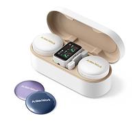 AnkerWork M650 Microfono lavalier wireless, cancellazione rumore professionale, cover magnetiche colorate, pickup qualità 2 canali, trasm. 200 m, batteria 15 h, facile uso, live stream, vlog, interv.