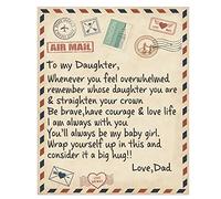 Anket in pile a mia figlia, figlio e moglie, lettera PrinteQuilts Air Mail ankets-7-S