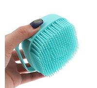 ANKEV Spazzola da bagno in silicone per la doccia, per rimuovere fango e sporco con dispenser di gel doccia, massaggiante morbido con spazzole atossiche, scrubber per il corpo con dispenser di sapone