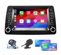 ANKEWAY Autoradio per FIAT Panda 169 (2006-2012) con Android Auto e CarPlay Wireless, Autoradio Bluetooth Stereo Android con Telecamera Posteriore/Mic/Scatola CANbus/Porta USB/WiFi/App Store 2G+32G