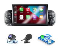 ANKEWAY Autoradio per Fiat Panda 319 (2013-2020) con Android Auto e CarPlay Wireless, RDS Car Radio Bluetooth Android Stereo con telecamera retromarcia/Microfono/Canbus Box/WiFi/App Store 2G+32G