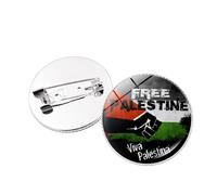 Ankexin - Spilla da donna, 1/5/10/15/20 con bandiera della Palestina, spilla da bavero con bandiere palestinesi, spilla patriottica, gioielli per vestiti, sciarpe, borse, Diameter 2.5CM, Zinco