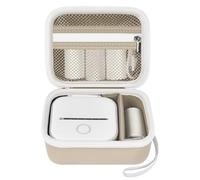 ANKHOH Custodia per etichettatrice Memoking T02 per Nelko P21 per Phomemo, colore: cachi