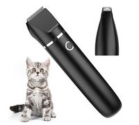 Ankilo Tagliacapelli per cani, Forbici per gatti, Kit di Toelettatura per cani per tagliare i peli intorno a zampe, occhi, orecchie, viso, groppa, Nero