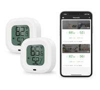 Ankilo Termometro Senza Fili, Igrometro Bluetooth, Sensore di Temperatura Interna, con Esportazione di Dati, per Casa, Garage, Serra, Cameretta dei Bambini