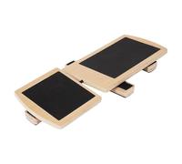 Ankle Balance Board, Foot Trainer for Stability Exercises, Portable Leg Exerciser for Kids, Adults and Family, Wood Rubber Material, Strengthens Foot Ankle Muscles, 29x11x1.5cm