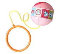 Ankle Skip Ball, LED Glowing Toy, ABS Bouncing Fitness Ball, Interactive Sports Toy, Fun Exercise Game, for Kids Youth Adults Yard Playground School Holiday Use, 30.7 Inches