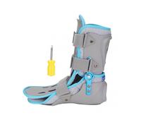 Ankle Support Stabilizer Brace Adjustable Angle 360 Protection Breathable Foot Drop Fixation Splint Brace M SizeRight