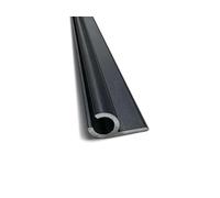 ANKO PLANEN Binario per tenda, 1 m, antracite, 7,5 mm, in alluminio, fissaggio a parete, 45°, per listello da 5,5 mm a 8,5 mm