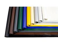 ANKO PLANEN Telo copertura PVC 700 g/m² pesante - impermeabile, antistrappo, resistente UV; telone tipo camion per giardino/industria/piscina/rimorchio (blu, 3 m x 4 m)