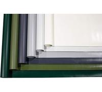 ANKO PLANEN Telone PVC per camion 600 g/m², larghezza 1,5 m, venduto al metro senza occhielli - resistente allo strappo, anti-UV e antigelo, per legna e frangivista (Bianco RAL9010)