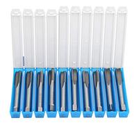 ANKROYU 10 pezzi M10 x 1,5 mm TAPT DERITO HSS, BIT di trapano a filo, strumento di tocco della macchina di durezza per acciaio inossibile, ferro, acciaio in lega