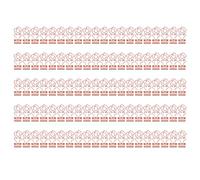 ANKROYU 100 graffette per carta graffette per ufficio in metallo oro rosa, forte potere di serraggio per l'home office, robuste e durevoli clip per piccoli documenti (Forma di fiore)