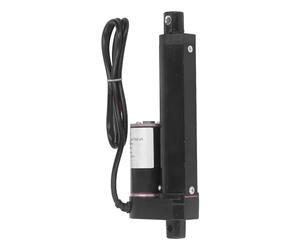 ANKROYU 100 mm tratto 1000 N ingranaggi in metallo spento, attuatore elettrico, interruttore di limite in lega di alluminio, divano di sollevamento industriale, nero (Attuatore con telecomando