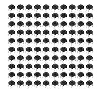 ANKROYU 100PCS Interruttore a pulsante tattile Micro interruttore tattile 6x6x5mm Mini interruttore per elettronica Tastiere automobilistiche Progetti fai da te Plastica Durevole F