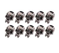 ANKROYU 10pcs Skeleton Skull Skull Accessorio decorativo della corda ombrello in lega per i coltelli per la torcia per coltelli da gioco percorsi.