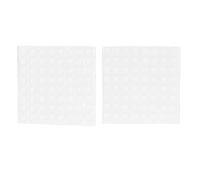 ANKROYU 128 pezzi Protezioni murali in silicone trasparente Paraurti autoadesivi per maniglie delle porte Smorzamento del rumore Fermaporte per mobili Pareti Tavoli Armadi Diametro