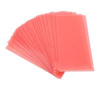 ANKROYU 18pcs Cera per base dentale, Cera per modellare Cera dentale rossa dentale Dentista Materiale ausiliario Fornitura di fogli di cera dentale per denti di prova clinica, Cera per gioielli Cera