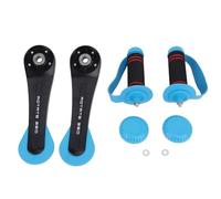 ANKROYU 2 pezzi Donne manubri manubri a mano manubeld rotante braccio muscolare addestramento per il fitness attrezzatura di fitness assumono blocco di ferro TPR per allenamento in (Cielo blu)