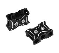 ANKROYU 2 pezzi RC Cavo Manager per cavo Auto Premium Filla morsetto in lega in lega di alluminio per l'organizzatore della linea di controllo della batteria del motore Prevenire i (Nero)