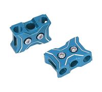 ANKROYU 2 pezzi RC Cavo Manager per cavo Auto Premium Filla morsetto in lega in lega di alluminio per l'organizzatore della linea di controllo della batteria del motore Prevenire i (Nero) (Rosso)