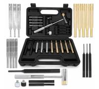 ANKROYU 21PCS Punch Set, Mechanical Punch Tool Kit, Steel Punch Tool Set, Mechanical Installation Round Punches Maintenance Tool Kit