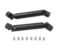 ANKROYU 2pcs Auto RC Albero di azionamento Splegato Albero di trasmissione in acciaio universale per logA 1/8 LMT Assale solido Assale Solid Assale Durevole Rust Rust Rust Resisten