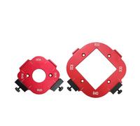 Ankroyu 2pcs set radius jig router modello 4 in 1 10 25r e 30 50r in lega di alluminio arrotondati arrotondati mozzera per progetti di lavorazione del legno