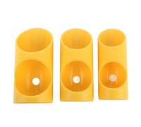 ANKROYU 3 pcs Strumento per taglierina in schiuma Strumento per tubo ABS Guida di taglio dell'isolamento Allineamento preciso per l'industria domestica Materiale ABS durevole Mater (Giallo)