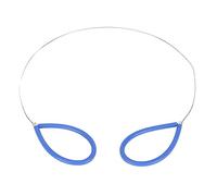 ANKROYU 4 pezzi di taglio premium di argilla premium in acciaio inossidabile ceramiche flessibili tagli strumenti con manici di silicone morbido per artisti in ceramica scultori e (Blu)