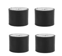 ANKROYU 4 pz Heavy Duty Supporto in Gomma Anti Vibrazione Bobina Isolatore Ammortizzatore M8 M10 Ammortizzatore per Compressore d'Aria Motore Pompa Acqua Saldatrice Smorzatore di V (DE40*30 M10)