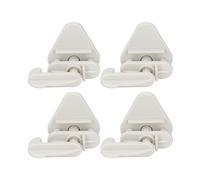 ANKROYU 4 set kit di chiusura a gate per barca a ponte quadrata 1 a 1,25 pollici, fermo di sostituzione del telaio per porte sinistra, hardware universale per barche, yachts rv